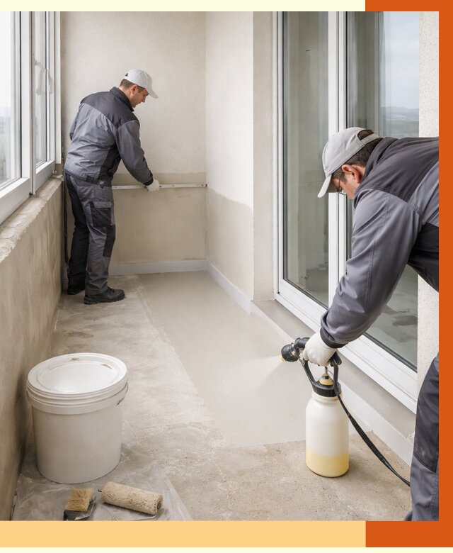 Утепление балкона жидкой теплоизоляцией в Шуе от 5911 руб./м2 | ТепломастерШуя