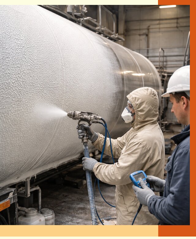 Утепление автоцистерны жидкой теплоизоляцией в Шуе от 14906 руб. под ключ | ТепломастерШуя