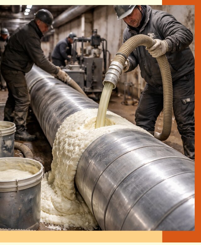 Утепление теплотрассы жидкой теплоизоляцией в Шуе от 4318 руб. | ТепломастерШуя