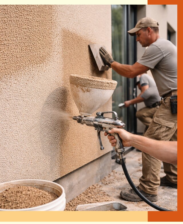 Утепление фасада жидкой пробкой в Шуе от 4934 руб./м² под ключ | ТепломастерШуя