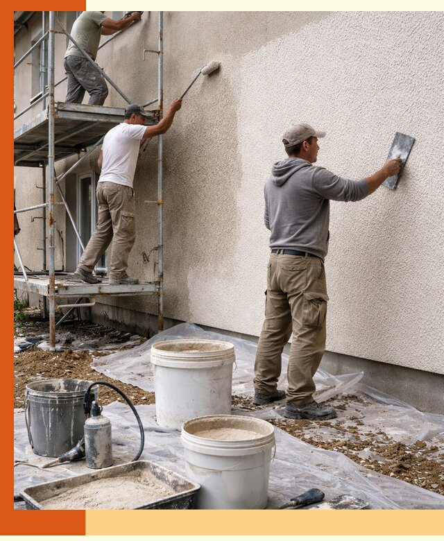 Утепление фасада жидкой пробкой в Шуе