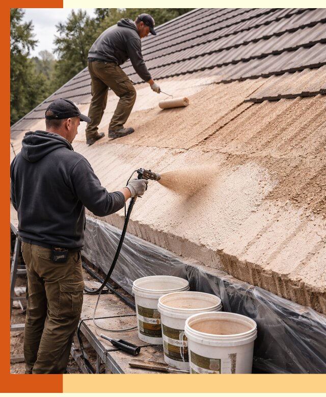 Утепление кровли жидкой пробкой в Шуе для домов и зданий