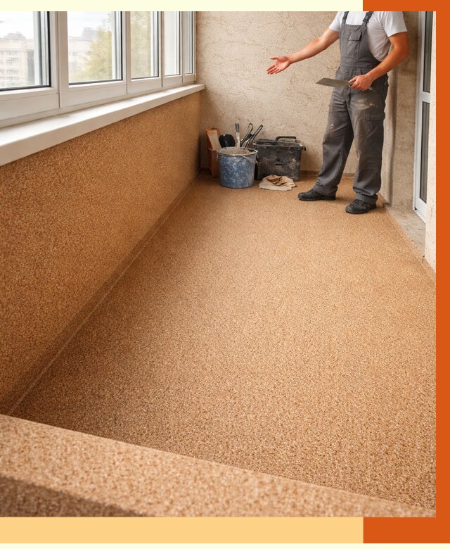 Утепление балкона жидкой пробкой в Шуе от 3752 руб/м² под ключ | ТепломастерШуя