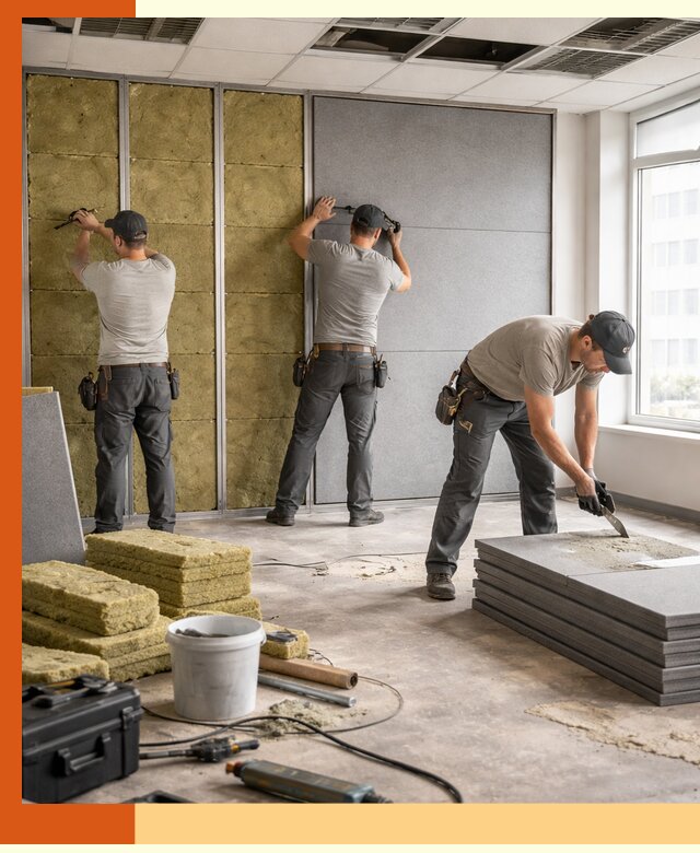 Профессиональная шумоизоляция офисов в Шуе для комфорта сотрудников