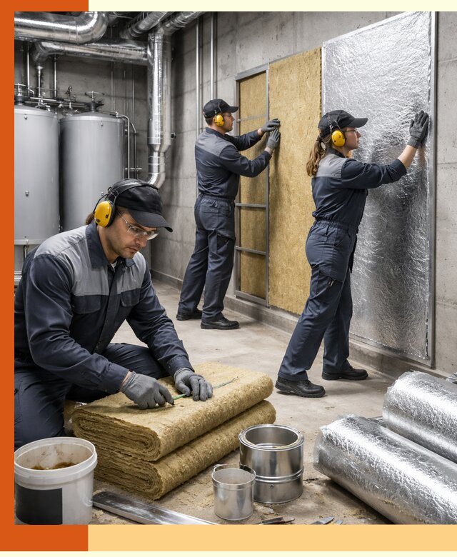 Шумоизоляция котельной в Шуе: профессиональный монтаж и материалы