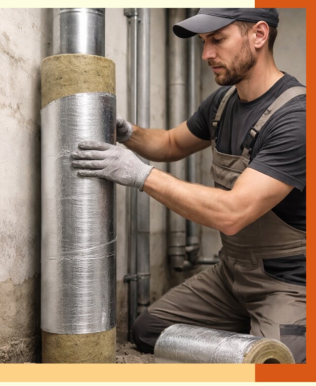 Шумоизоляция труб в Шуе от 1234 руб. — шумоподавление и звукоизоляция труб | ТепломастерШуя