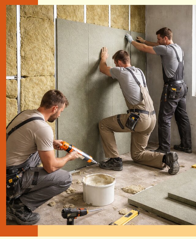 Профессиональная шумоизоляция стен в Шуе для квартир и домов