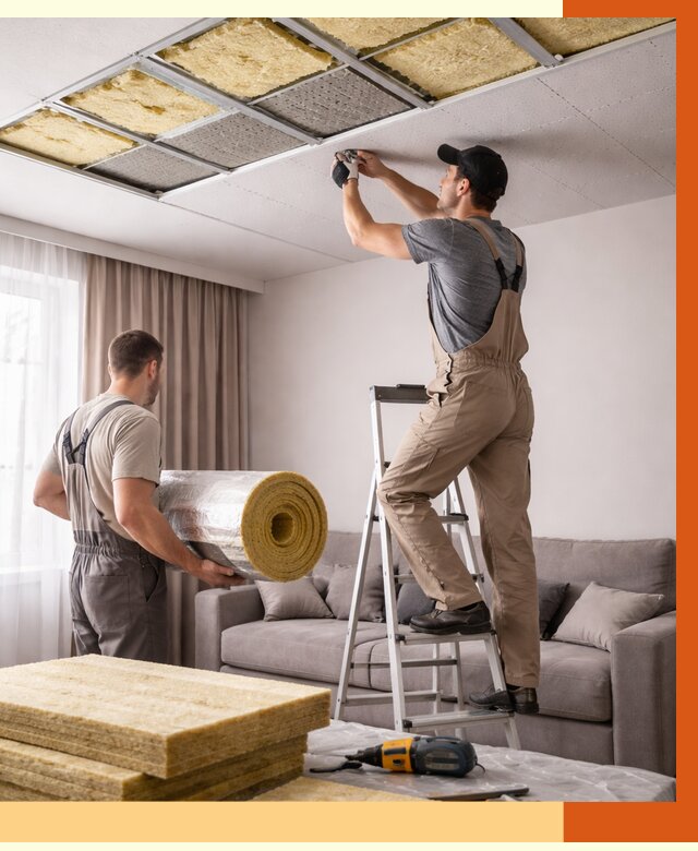 Шумоизоляция потолка в Шуе от 2313 руб. под ключ | Профессионально — ТепломастерШуя