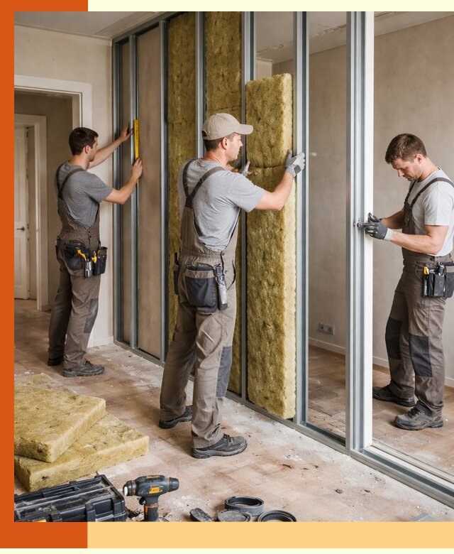 Шумоизоляция межкомнатных перегородок в Шуе эффективно и надёжно