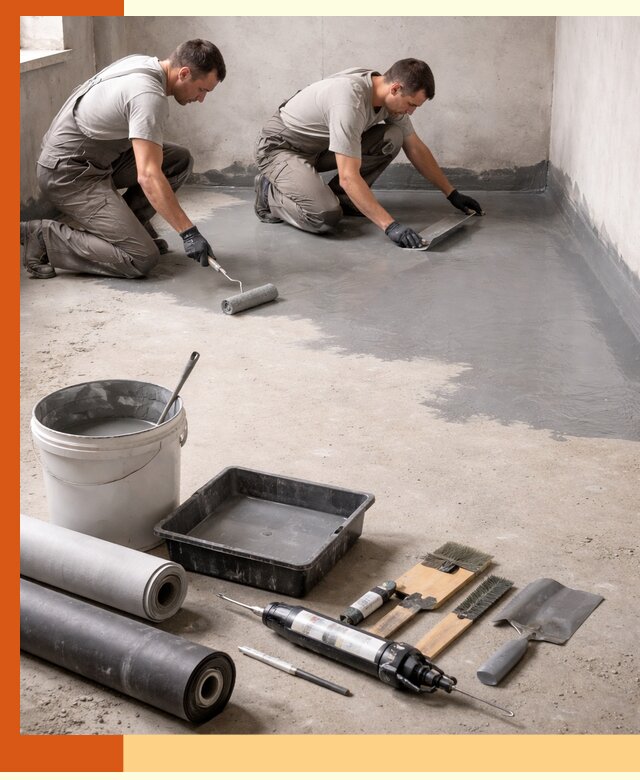 Гидроизоляция пола в Шуе — надежная защита от влаги и протечек