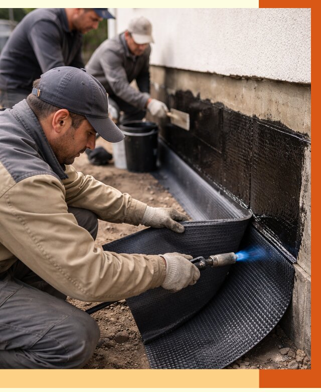 Гидроизоляция цоколя и отмостки в Шуе от 8738 руб. — ТепломастерШуя