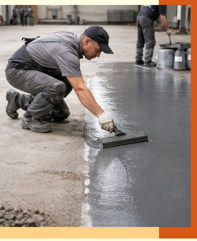 Гидроизоляция промышленного пола в Шуе от 1234 руб./м2 — ТепломастерШуя специалисты под ключ