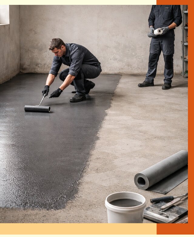 Гидроизоляция гаражного пола в Шуе от 3598 руб./м² — ТепломастерШуя профессионально