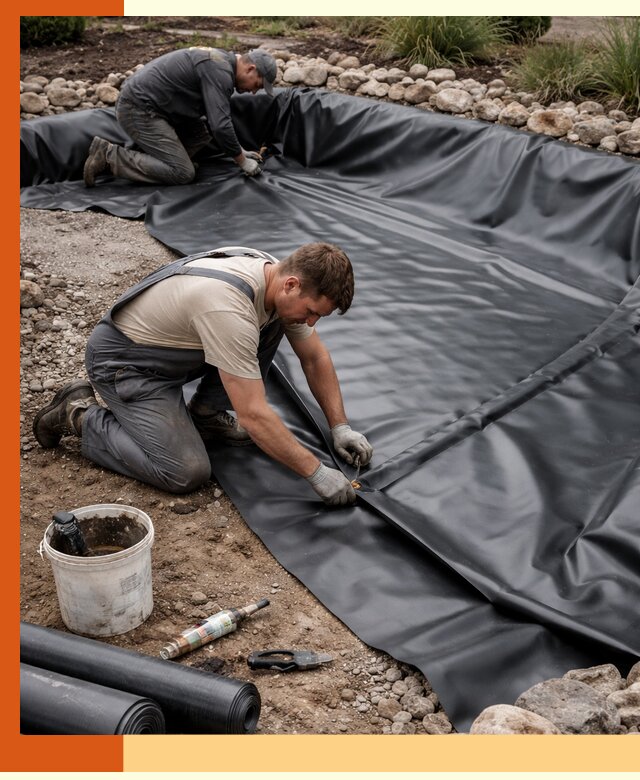 Гидроизоляция пруда в Шуе: надежная защита и герметизация