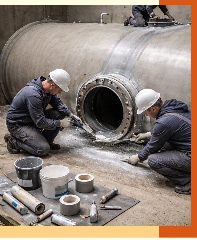 Гидроизоляция резервуара с топливом в Шуе от 77100 руб. под ключ | ТепломастерШуя