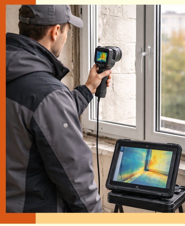 Тепловизионное обследование дома в Шуе для выявления утечек тепла