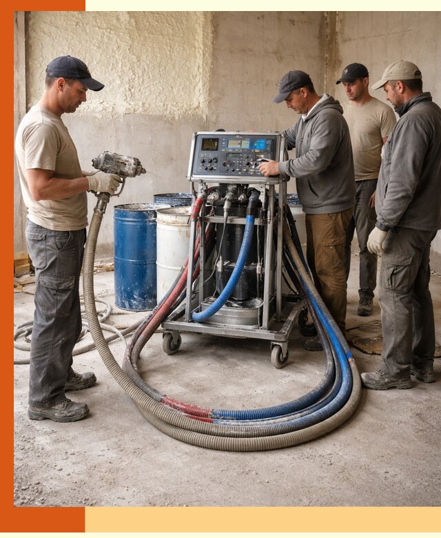 Аренда установки для напыления ППУ в Шуе на выгодных условиях